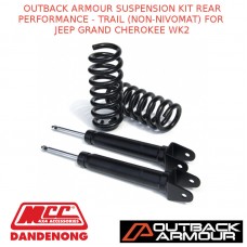 OUTBACK ARMOUR SUSPENSION KIT REAR TRAIL (NON-NIVOMAT) JEEP GRAND CHEROKEE WK2